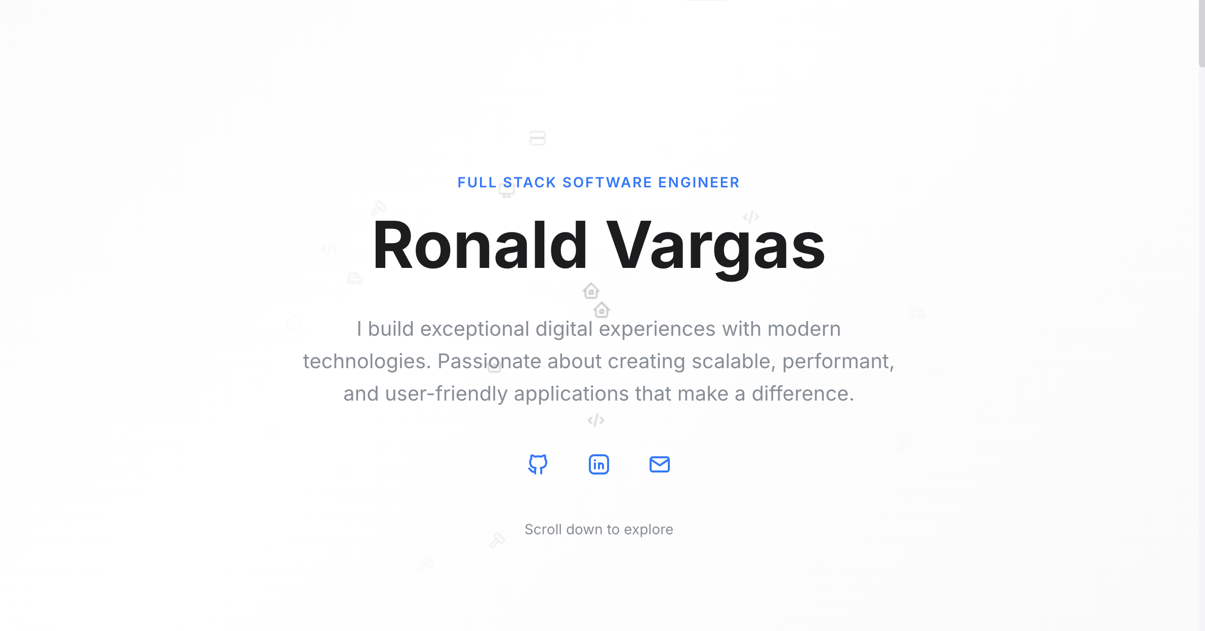 Ronald Vargas | Full Stack Software Engineer